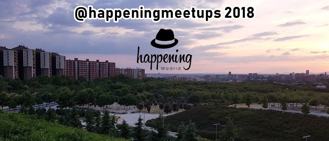 La programación de @happeningmeetups de esta semana (23 a 26 de agosto de 2018)
