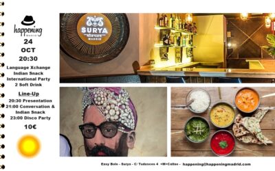 Language Exchange, Indian Snack & Disco Party at Easy Bolo – Surya